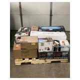 Massive Pallet of Brand Name Misc Faucets, Showers, Fixtures, Towel Bars, Bathroom Fans, Ceiling Fans, Lights, and More (Great for eBay Sellers)