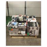 Massive Pallet of Brand Name Misc Faucets, Showers, Fixtures, Towel Bars, Bathroom Fans, Ceiling Fans, Lights, and More (Great for eBay Sellers)