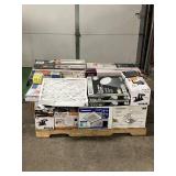 Massive Pallet of Brand Name Misc Faucets, Showers, Fixtures, Towel Bars, Bathroom Fans, Ceiling Fans, Lights, and More (Great for eBay Sellers)