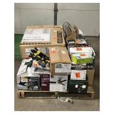 Massive Pallet of Brand Name Misc Faucets, Showers, Fixtures, Towel Bars, Bathroom Fans, Ceiling Fans, Lights, and More (Great for eBay Sellers)