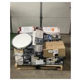 Massive Pallet of Brand Name Misc Faucets, Showers, Fixtures, Towel Bars, Bathroom Fans, Ceiling Fans, Lights, and More (Great for eBay Sellers)