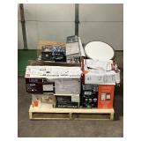 Massive Pallet of Brand Name Misc Faucets, Showers, Fixtures, Towel Bars, Bathroom Fans, Ceiling Fans, Lights, and More (Great for eBay Sellers)