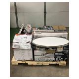 Massive Pallet of Brand Name Misc Faucets, Showers, Fixtures, Towel Bars, Bathroom Fans, Ceiling Fans, Lights, and More (Great for eBay Sellers)