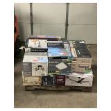 Massive Pallet of Brand Name Misc Faucets, Showers, Fixtures, Towel Bars, Bathroom Fans, Ceiling Fans, Lights, and More (Great for eBay Sellers)