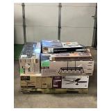 Massive Pallet of Brand Name Misc Faucets, Showers, Fixtures, Towel Bars, Bathroom Fans, Ceiling Fans, Lights, and More (Great for eBay Sellers)