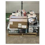 Massive Pallet of Brand Name Misc Faucets, Showers, Fixtures, Towel Bars, Bathroom Fans, Ceiling Fans, Lights, and More (Great for eBay Sellers)