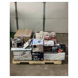 Massive Pallet of Brand Name Misc Faucets, Showers, Fixtures, Towel Bars, Bathroom Fans, Ceiling Fans, Lights, and More (Great for eBay Sellers)