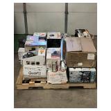 Massive Pallet of Brand Name Misc Faucets, Showers, Fixtures, Towel Bars, Bathroom Fans, Ceiling Fans, Lights, and More (Great for eBay Sellers)
