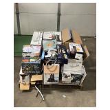 Massive Pallet of Brand Name Misc Faucets, Showers, Fixtures, Towel Bars, Bathroom Fans, Ceiling Fans, Lights, and More (Great for eBay Sellers)