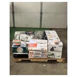 Massive Pallet of Brand Name Misc Faucets, Showers, Fixtures, Towel Bars, Bathroom Fans, Ceiling Fans, Lights, and More (Great for eBay Sellers)