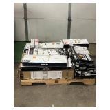 Massive Pallet of Brand Name Misc Faucets, Showers, Fixtures, Towel Bars, Bathroom Fans, Ceiling Fans, Lights, and More (Great for eBay Sellers)