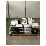 Massive Pallet of Brand Name Misc Faucets, Showers, Fixtures, Towel Bars, Bathroom Fans, Ceiling Fans, Lights, and More (Great for eBay Sellers)