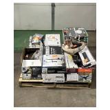 Massive Pallet of Brand Name Misc Faucets, Showers, Fixtures, Towel Bars, Bathroom Fans, Ceiling Fans, Lights, and More (Great for eBay Sellers)