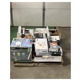 Massive Pallet of Brand Name Misc Faucets, Showers, Fixtures, Towel Bars, Bathroom Fans, Ceiling Fans, Lights, and More (Great for eBay Sellers)