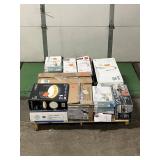 Massive Pallet of Brand Name Misc Faucets, Showers, Fixtures, Towel Bars, Bathroom Fans, Ceiling Fans, Lights, and More (Great for eBay Sellers)