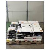 Massive Pallet of Brand Name Misc Faucets, Showers, Fixtures, Towel Bars, Bathroom Fans, Ceiling Fans, Lights, and More (Great for eBay Sellers)