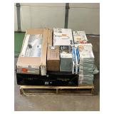 Massive Pallet of Brand Name Misc Faucets, Showers, Fixtures, Towel Bars, Bathroom Fans, Ceiling Fans, Lights, and More (Great for eBay Sellers)