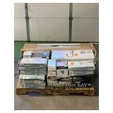 Massive Pallet of Brand Name Misc Faucets, Showers, Fixtures, Towel Bars, Bathroom Fans, Ceiling Fans, Lights, and More (Great for eBay Sellers)