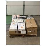 Massive Pallet of Brand Name Misc Faucets, Showers, Fixtures, Towel Bars, Bathroom Fans, Ceiling Fans, Lights, and More (Great for eBay Sellers)
