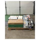 Massive Pallet of Brand Name Misc Faucets, Showers, Fixtures, Towel Bars, Bathroom Fans, Ceiling Fans, Lights, and More (Great for eBay Sellers)
