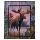 Pheasant and Moose Fabric Panels
