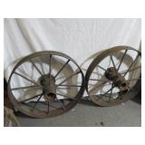 Antique Wagon Wheels