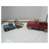 Vintage Tonka Jeep Truck and Stepside Truck