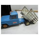 Vintage Tonka Jeep and Tonka Truck Hauler