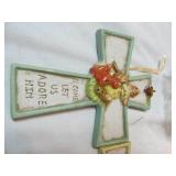 Ceramic Christmas Crosses