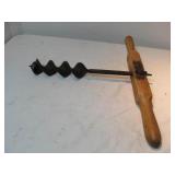 Vintage T-Handle Wood Auger