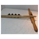 Vintage T-Handle Wood Auger