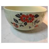 Red Poppy Bowl, Vintage