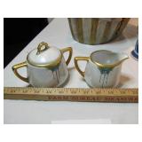Creamer and Sugar Dishes, Antique