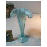 Vintage Vase and Tin