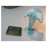 Vintage Vase and Tin