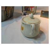 Vintage Autumn Leaf Sugar Dish