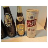 Vintage Beer Bottles and Cans