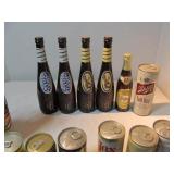 Vintage Beer Bottles and Cans