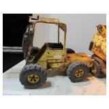 Vintage Tonka Mighty Crane and Forklift Toys