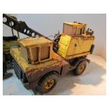 Vintage Tonka Mighty Crane and Forklift Toys