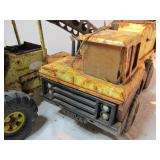Vintage Tonka Mighty Crane and Forklift Toys