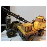 Vintage Tonka Mighty Crane and Forklift Toys