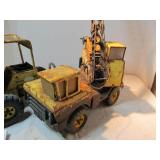 Vintage Tonka Mighty Crane and Forklift Toys