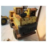 Vintage Tonka Mighty Crane and Forklift Toys