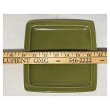 Set of 6 ForLife Green Ceramic Plates, 3 mini plates and Bowl USA