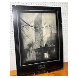 Large Edward Steichen Flatiron Print, Mounted Poster 26x20 Inch