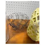 Assorted Vase and Decorative Lot: Glass, Milk Glass, Metal