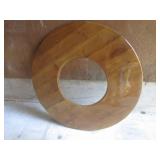 (UD2) Wood Whiskey Barrel Table Top...