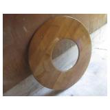 (UD2) Wood Whiskey Barrel Table Top...