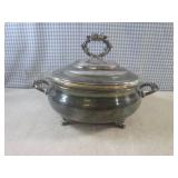 (FS) Vintage Silverplate Covered Ca...